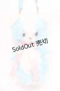 Angelic Pretty / ぽっぽBEARぬいぐるみポーチ  サックス Y-25-12-01-014-AP-BG-SZ-ZY