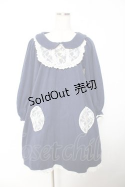 画像1: BABY, THE STARS SHINE BRIGHT / Happy Easter カットワンピース  紺 Y-25-12-01-080-BA-OP-SZ-ZY