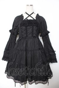 BABY, THE STARS SHINE BRIGHT / はわせドールワンピース&ヘッドドレスセット  黒×黒 Y-25-12-01-081-BA-OP-SZ-ZY