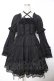 画像1: BABY, THE STARS SHINE BRIGHT / はわせドールワンピース&ヘッドドレスセット  黒×黒 Y-25-12-01-081-BA-OP-SZ-ZY (1)