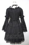 画像2: BABY, THE STARS SHINE BRIGHT / はわせドールワンピース&ヘッドドレスセット  黒×黒 Y-25-12-01-081-BA-OP-SZ-ZY (2)