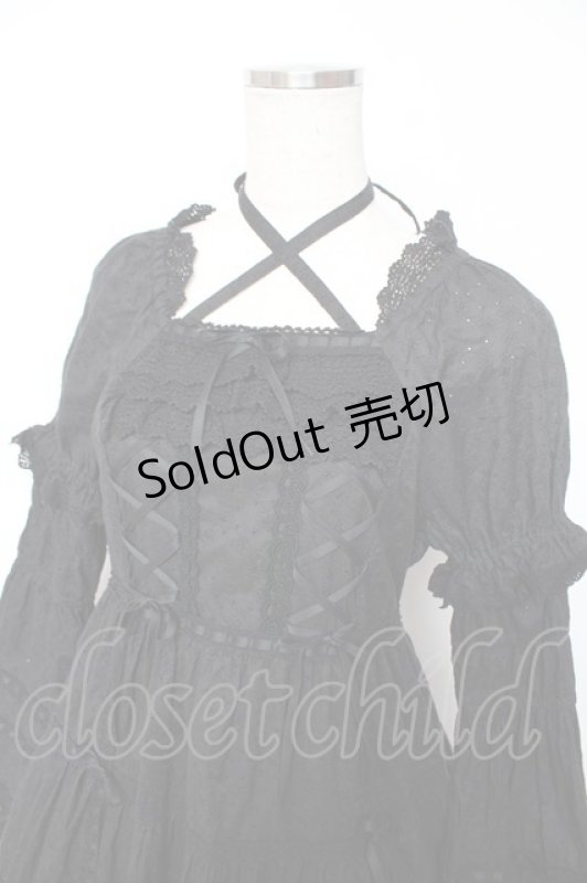 画像3: BABY, THE STARS SHINE BRIGHT / はわせドールワンピース&ヘッドドレスセット  黒×黒 Y-25-12-01-081-BA-OP-SZ-ZY (3)