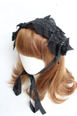 画像7: BABY, THE STARS SHINE BRIGHT / はわせドールワンピース&ヘッドドレスセット  黒×黒 Y-25-12-01-081-BA-OP-SZ-ZY