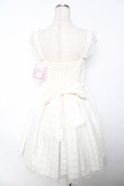 画像2: Angelic Pretty / トッピングシュガージャンパースカート  アイボリー Y-25-12-01-083-AP-OP-SZ-ZY