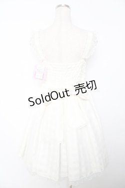 画像2: Angelic Pretty / トッピングシュガージャンパースカート  アイボリー Y-25-12-01-083-AP-OP-SZ-ZY