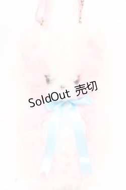 画像1: Angelic Pretty / ぽっぽBEARぬいぐるみポーチ  ピンク Y-25-12-01-015-AP-BG-SZ-ZY