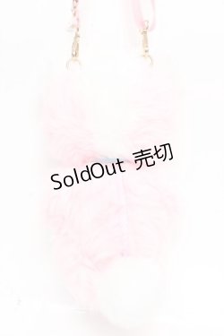 画像2: Angelic Pretty / ぽっぽBEARぬいぐるみポーチ  ピンク Y-25-12-01-015-AP-BG-SZ-ZY