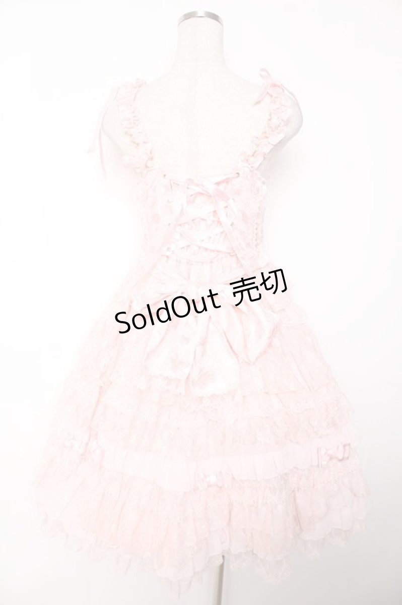画像2: Angelic Pretty / Dressy Timeジャンパースカート  ピンク Y-25-12-01-088-AP-OP-SZ-ZY (2)