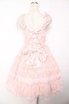 画像2: Angelic Pretty / Dressy Timeジャンパースカート  ピンク Y-25-12-01-088-AP-OP-SZ-ZY (2)