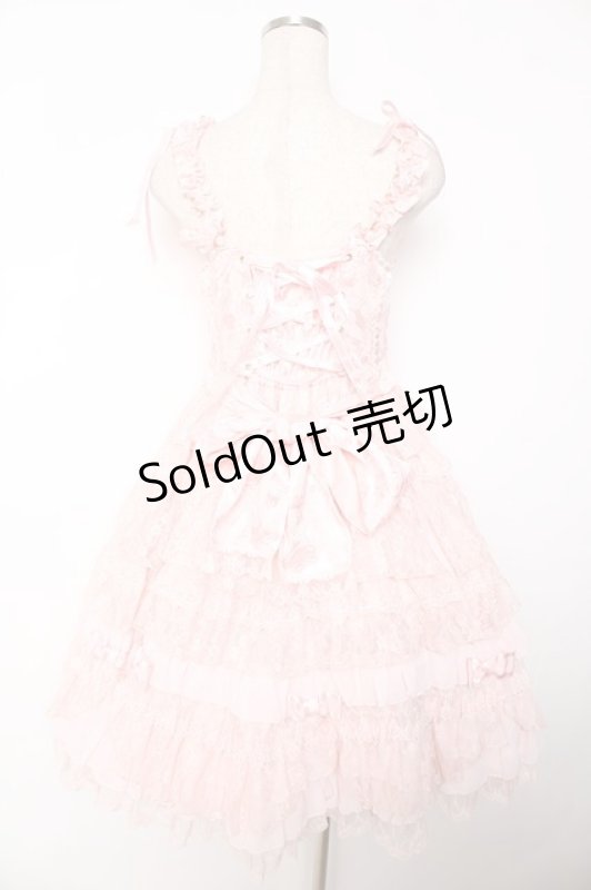 画像2: Angelic Pretty / Dressy Timeジャンパースカート  ピンク Y-25-12-01-088-AP-OP-SZ-ZY (2)