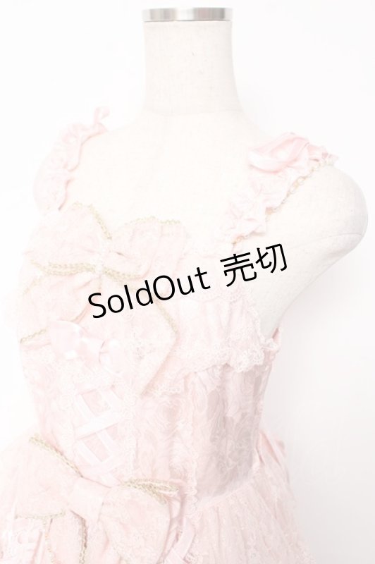 画像3: Angelic Pretty / Dressy Timeジャンパースカート  ピンク Y-25-12-01-088-AP-OP-SZ-ZY (3)