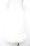 画像2: michellMacaron / 裾ファースカート XS アイボリーY-25-12-01-089-LO-SK-SZ-ZT593 (2)
