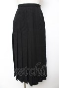 INGEBORG / アコーディオンプリーツスカート  黒 Y-25-12-01-094-LO-SK-SZ-ZY