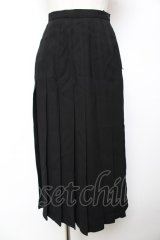 INGEBORG / アコーディオンプリーツスカート  黒 Y-25-12-01-094-LO-SK-SZ-ZY