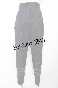 画像1: INGEBORG / タック入りテーパードパンツ  紺 Y-25-12-01-095-LO-PA-SZ-ZY