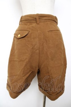 画像2: PINK HOUSE / ウールハイウエストハーフパンツ  ブラウン Y-25-12-01-099-LO-PA-SZ-ZY