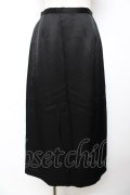 INGEBORG / テーパードスカート  黒 Y-25-12-01-103-LO-SK-SZ-ZY