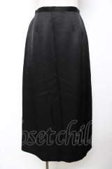 INGEBORG / テーパードスカート  黒 Y-25-12-01-103-LO-SK-SZ-ZY