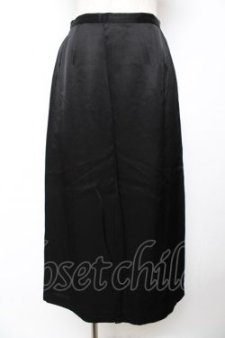 画像1: INGEBORG / テーパードスカート  黒 Y-25-12-01-103-LO-SK-SZ-ZY