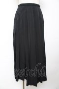 INGEBORG / プリーツスカート  黒 Y-25-12-01-104-LO-SK-SZ-ZY