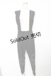 PINK HOUSE / サス付きパンツ  黒 Y-25-12-01-105-LO-PA-SZ-ZY