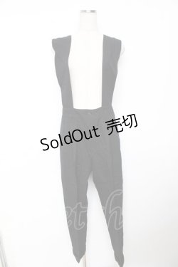 画像1: PINK HOUSE / サス付きパンツ  黒 Y-25-12-01-105-LO-PA-SZ-ZY