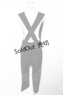 画像2: PINK HOUSE / サス付きパンツ  黒 Y-25-12-01-105-LO-PA-SZ-ZY