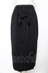 INGEBORG / ニットスカート  黒 Y-25-12-01-106-LO-SK-SZ-ZY