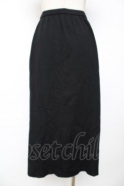 画像2: INGEBORG / フロントボタンニットスカート F 黒 Y-25-12-01-110-LO-SK-SZ-ZY