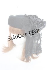 ALICE and the PIRATES / Brilliant Notice〜華麗なる怪盗団からの予告状〜トーク帽  黒 Y-25-12-01-018-PA-AC-SZ-ZY