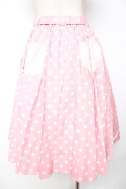 画像2: Angelic Pretty / Milkshakeドットサーキュラースカート  ピンク Y-25-12-01-113-AP-SK-SZ-ZY