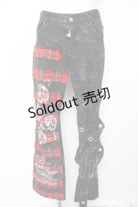 MAD / ベルトデザイン切替パンツ S 黒 Y-25-12-01-114-PU-PA-SZ-ZY