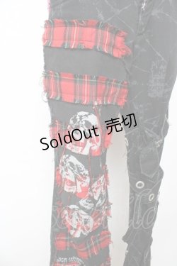 画像3: MAD / ベルトデザイン切替パンツ S 黒 Y-25-12-01-114-PU-PA-SZ-ZY