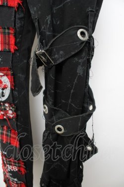 画像4: MAD / ベルトデザイン切替パンツ S 黒 Y-25-12-01-114-PU-PA-SZ-ZY