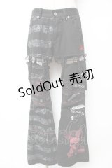 MAD / レッグカバー付きパンツ M 黒 Y-25-12-01-117-PU-PA-SZ-ZY
