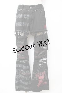 MAD / レッグカバー付きパンツ M 黒 Y-25-12-01-117-PU-PA-SZ-ZY