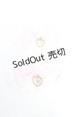 BABY, THE STARS SHINE BRIGHT / うさくみゃちゃんレースのお袖とめ  オフ白×ピンク Y-25-12-01-002-BA-ZA-SZ-ZY