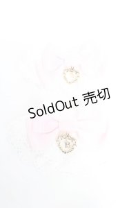 BABY, THE STARS SHINE BRIGHT / うさくみゃちゃんレースのお袖とめ  オフ白×ピンク Y-25-12-01-002-BA-ZA-SZ-ZY