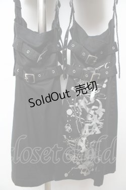 画像3: PUTUMAYO / ボンテージパンツ  黒×シルバー Y-25-12-01-119-PT-PA-SZ-ZY