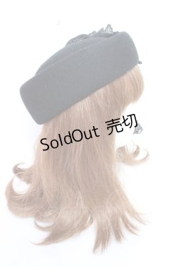 画像4: ALICE and the PIRATES / Brilliant Notice〜華麗なる怪盗団からの予告状〜トーク帽  黒 Y-25-12-01-018-PA-AC-SZ-ZY