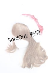 Je;embellir / ファーヘッドドレス  ワイン Y-25-12-01-019-LO-ZA-SZ-ZY