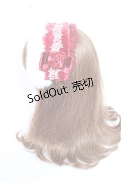 画像2: Je;embellir / ファーヘッドドレス  ワイン Y-25-12-01-019-LO-ZA-SZ-ZY