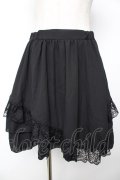 MIHO MATSUDA / フリルスカート  黒 Y-25-12-01-134-GO-SK-SZ-ZY