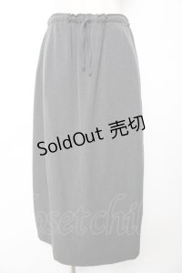powder / テーパードスカート F グレー Y-25-12-01-137-LO-SK-SZ-ZY