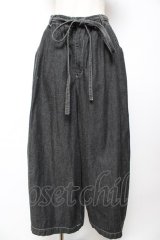 powder / ソフトデニムパンツ F 黒 Y-25-12-01-138-LO-PA-SZ-ZY
