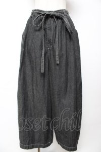 powder / ソフトデニムパンツ F 黒 Y-25-12-01-138-LO-PA-SZ-ZY