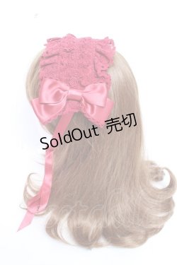 画像2: BABY, THE STARS SHINE BRIGHT / レースフリルリボンヘッドドレス  エンジ Y-25-12-01-020-BA-AC-SZ-ZY