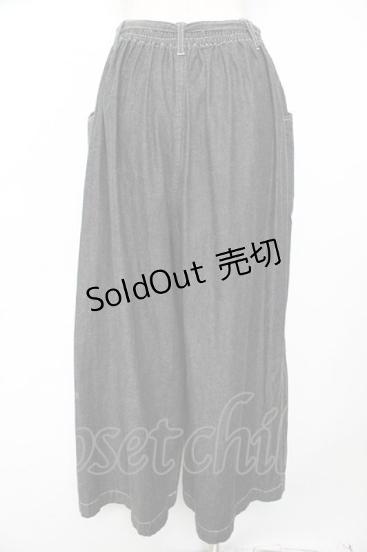 画像2: powder / ソフトデニムパンツ F 黒 Y-25-12-01-138-LO-PA-SZ-ZS (2)