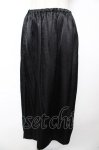 画像1: powder / しわ加工サテンスカート F 黒 Y-25-12-01-140-LO-SK-SZ-ZT620 (1)
