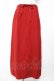 画像1: powder / サイドスリットロングスカート F 赤 Y-25-12-01-142-LO-SK-SZ-ZY (1)